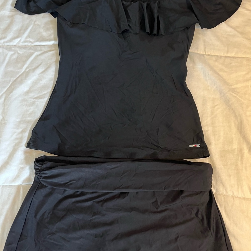 2/$40  Elegant Black Women's Skirted Tankini